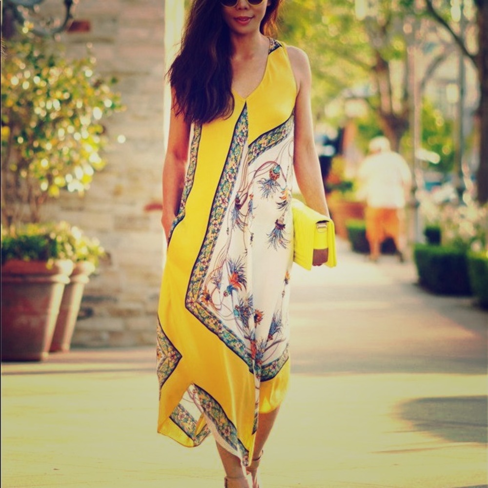 Zara scar print dress size S